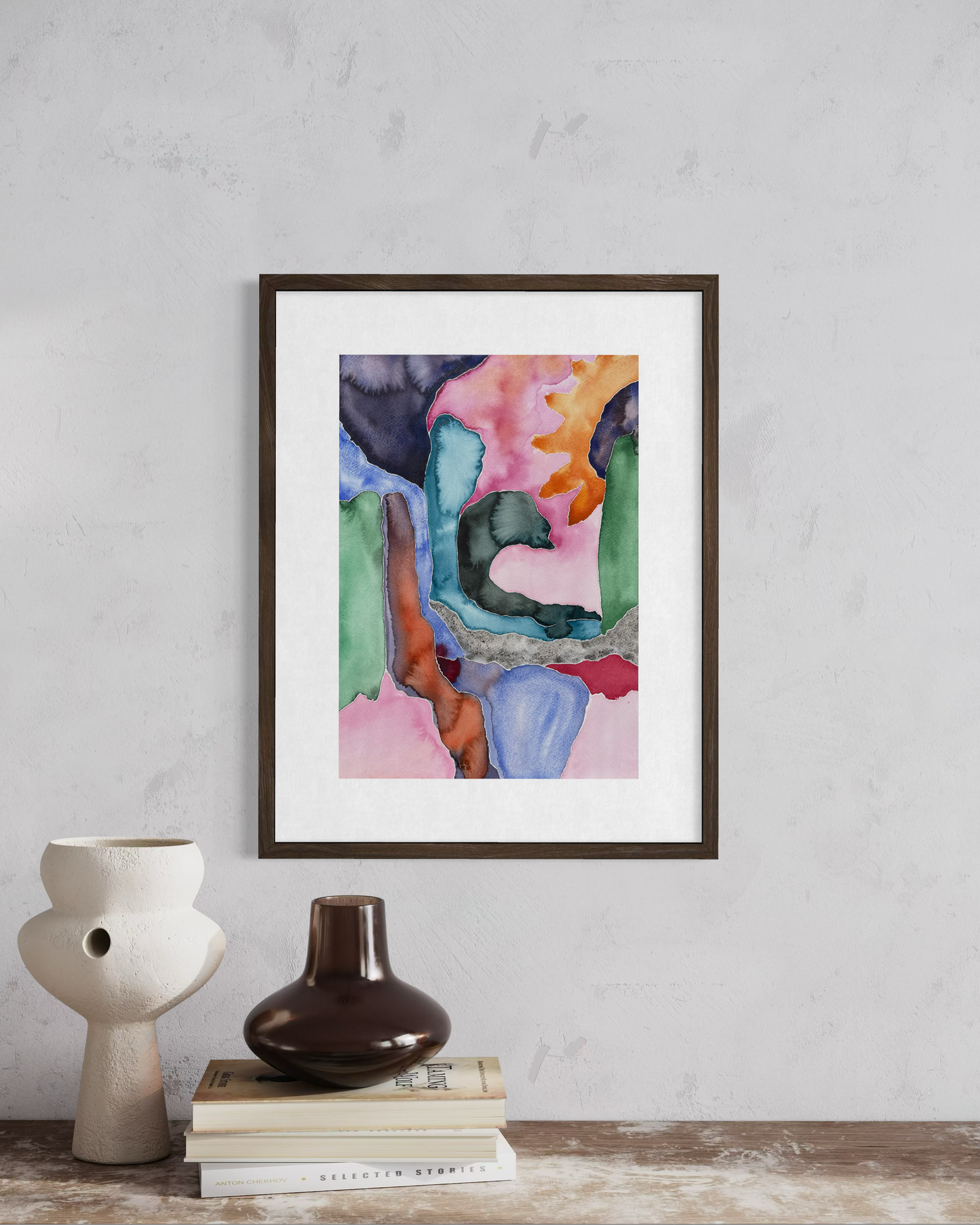 Religare II – Original watercolor painting detail by Agricola Studio
