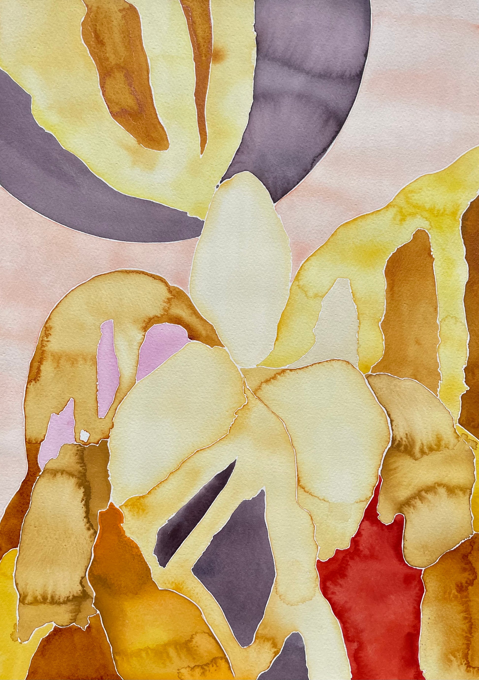Religare XII – Original watercolor painting by Danish artist Agricola

