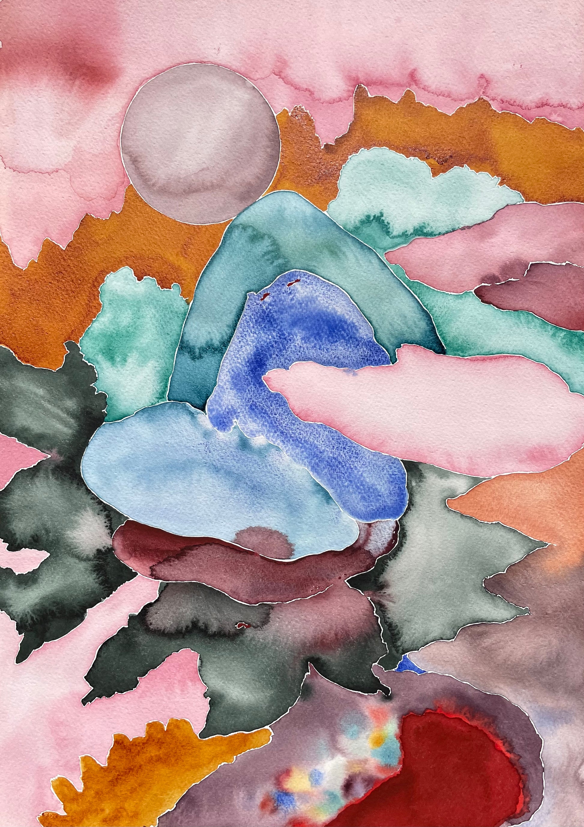 Religare VII – Original watercolor painting by Agricola Studio
