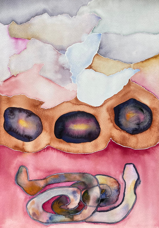 Religare VI – Original watercolor painting by Agricola Studio

